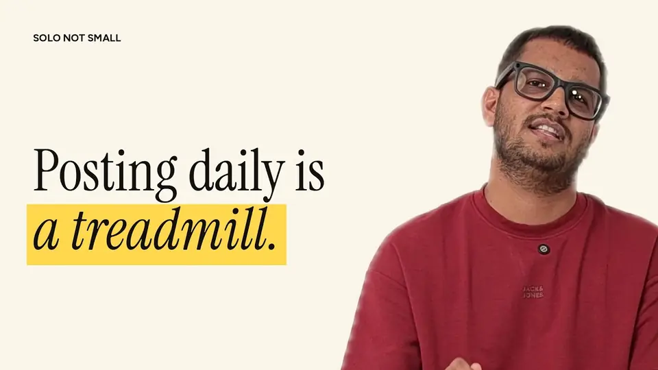 Posting every day on LinkedIn is not a strategy