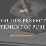How to write a valid and perfect statement of purpose (SOP)?