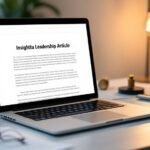 How to Write Thought Leadership Articles That Captivate